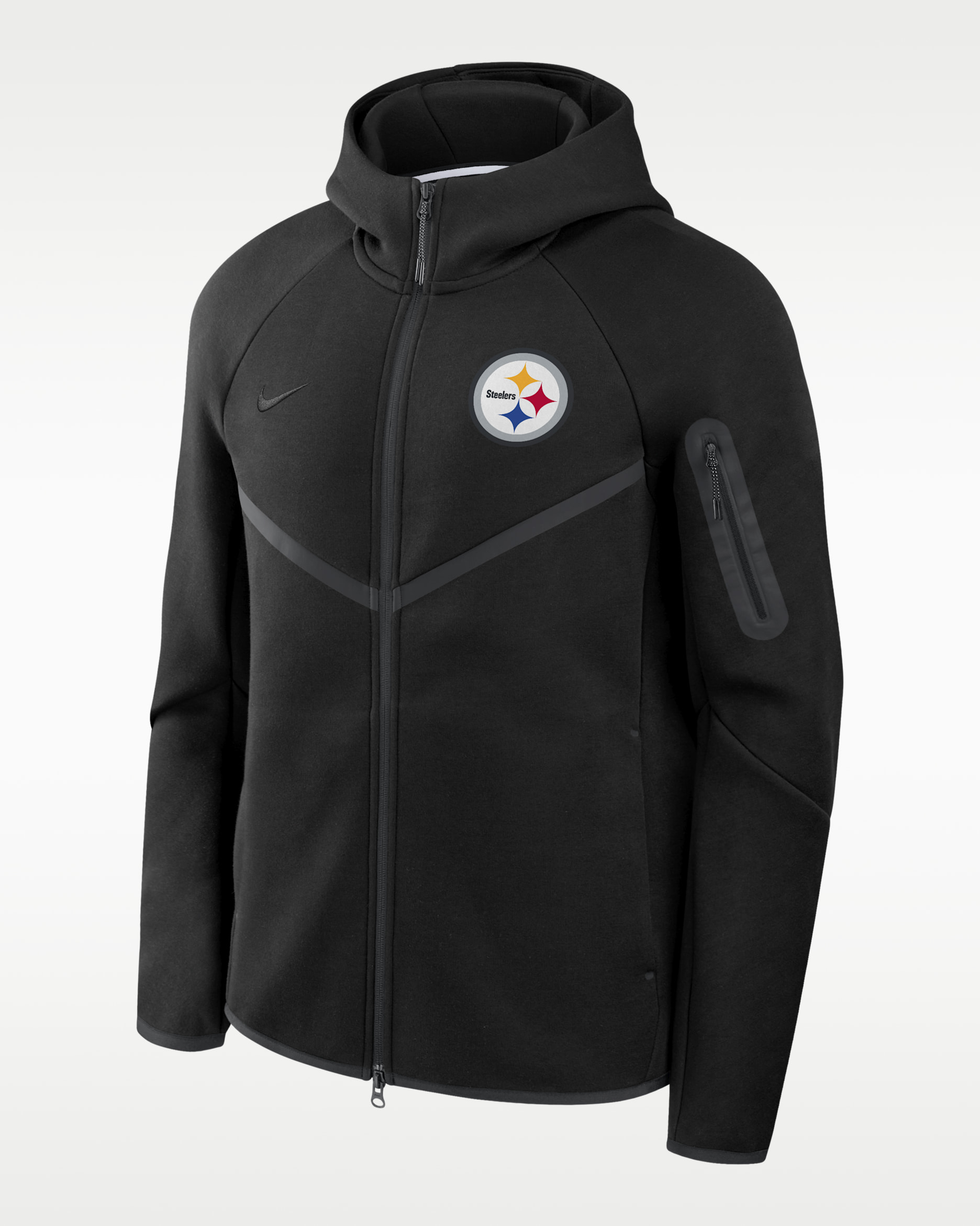 Pittsburgh Steelers Tech Fleece Windrunner Men's Nike NFL Full-Zip